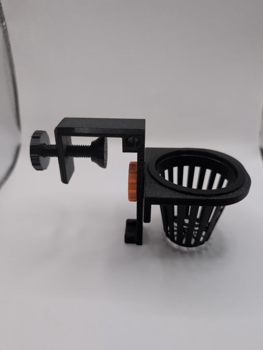 2” Net Pot Holder for Aquariums Single + Double. Pots included! NEW DESIGN