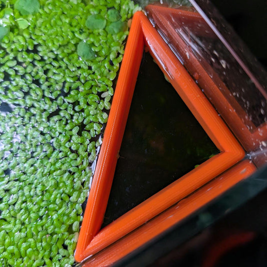 Triangle 3 Sizes  - The ORIGINAL NEVER SINK Aquarium Plant Corral / Feeding Ring